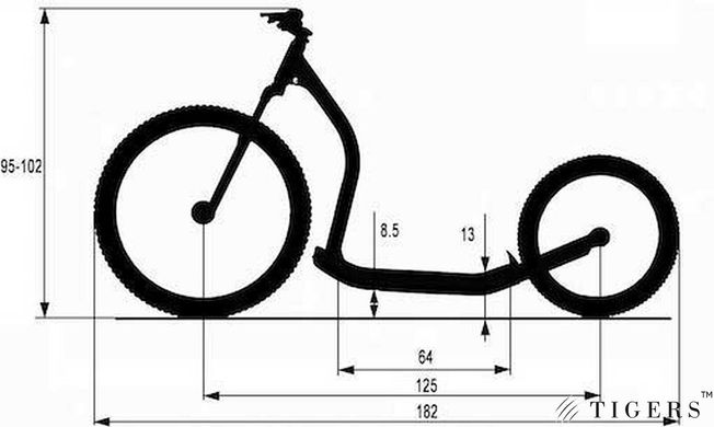 Gravity Scooters M10 TRAIL Самокат MTB&DH