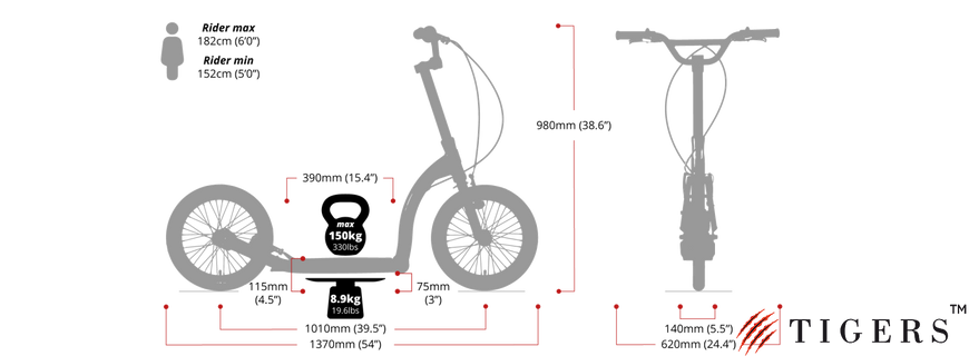 Внедорожный самокат SwiftyAIR MK2 Atlantic Синий