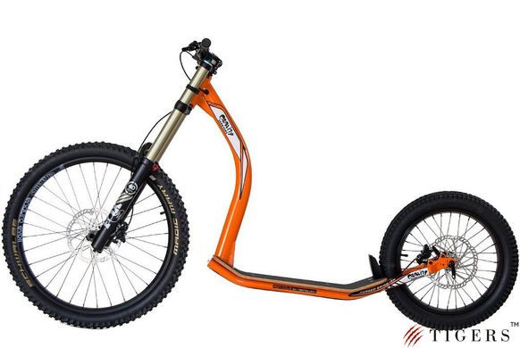 Gravity Scooters DH RAPTOR Самокат MTB&DH Оранжевый