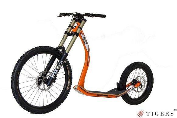 Gravity Scooters DH RAPTOR Самокат MTB&DH Помаранчевий