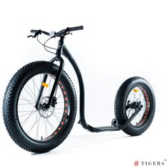 Скутер (самокат) Kickbike Fat MAX Чорний